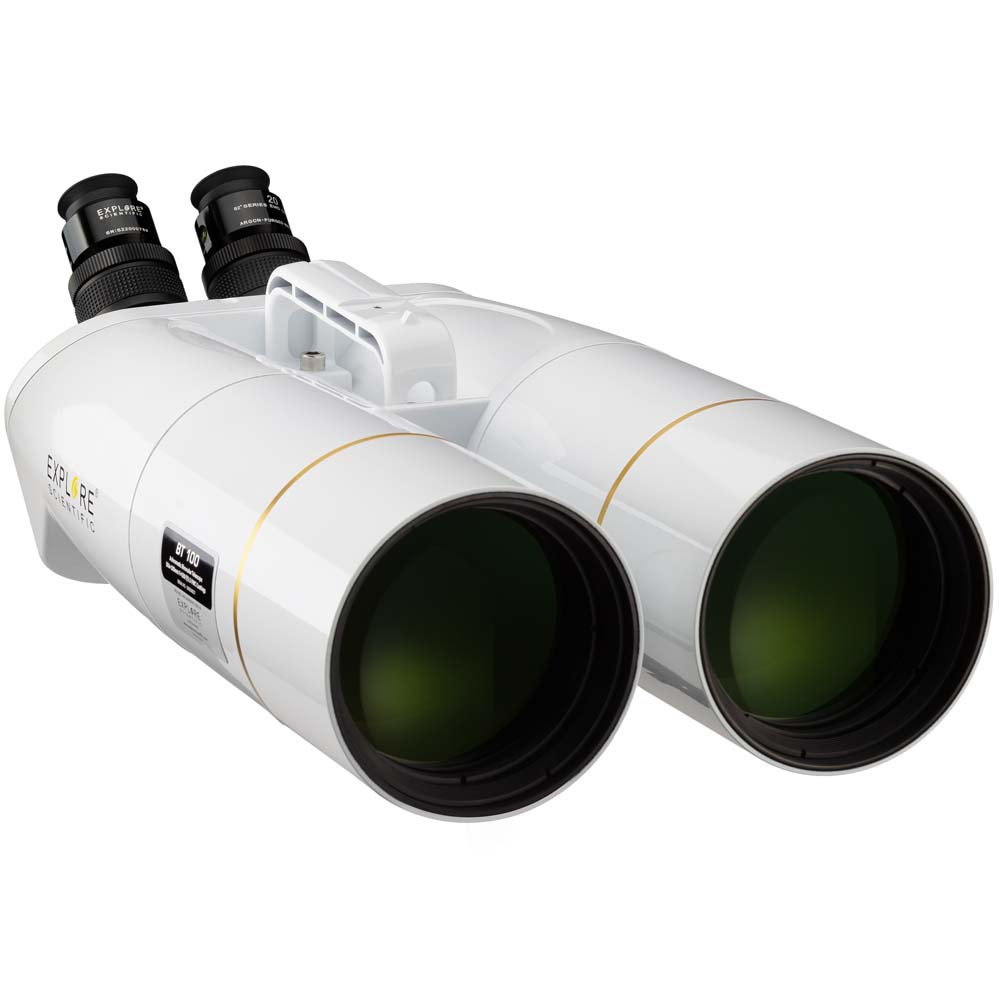 Explore Scientific BT-100 SF Giant Binocular with 62 degrees LER Eyepieces 20mm